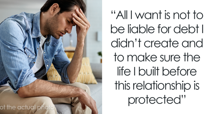 Bride-To-Be Shuts Down Prenup After Her Secret Credit Card Debt Comes To Light