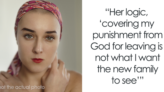 Bride Thinks Cousin’s Alopecia Is Punishment From God And Bans Her From Wearing A Headscarf