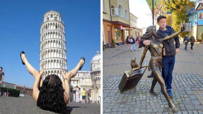 35 People Who Made The Absolute Most Of A Photo With A Statue And Ended Up Online