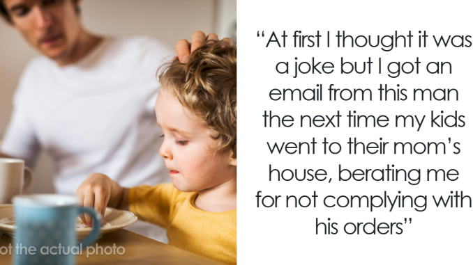 Dad Won’t Change Kids’ Diet So That Ex’s New Husband Could Let Them Stay With Their Mom