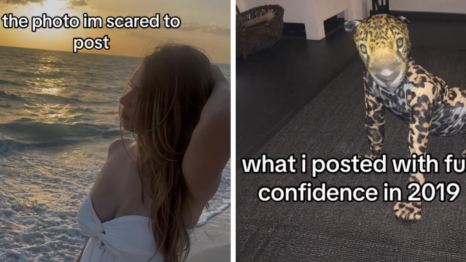 58 Side-By-Side Pics Showing What People Hesitated To Post And What They Posted With Confidence