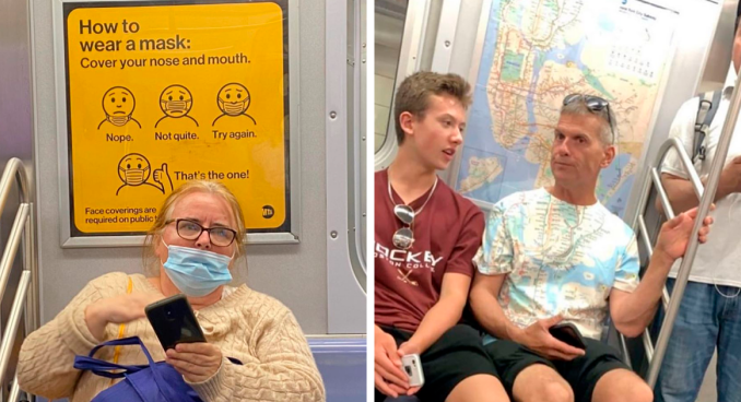 29 Of The Funniest Photos Of People Sitting Under Subway Signs That Resemble Them, As Shared On ‘Subway Creatures’