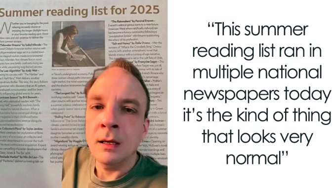 ‘2025 Summer Reading List Runs’ In Major Newspapers, Turns Out Most Of The Books Don’t Even Exist