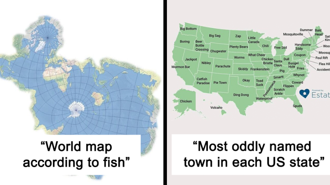 27 Terrible Maps That Are As Funny As They’re Useless (New Pics)