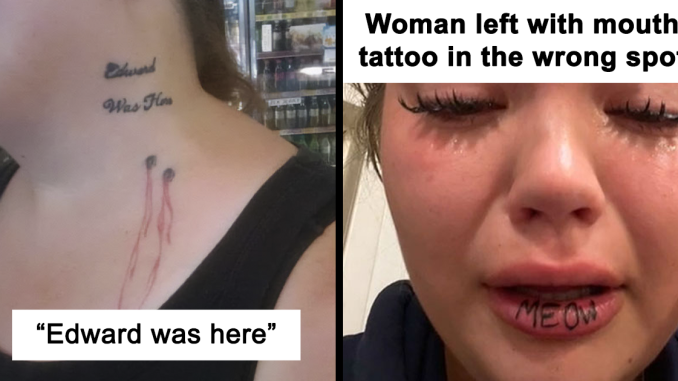 24 Times People Didn’t Even Realize How Bad Their Tattoos Were, As Shared On This Facebook Group