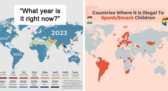 39 Surprising Maps That Show A Completely Different Side To The World We Live In (New Pics)