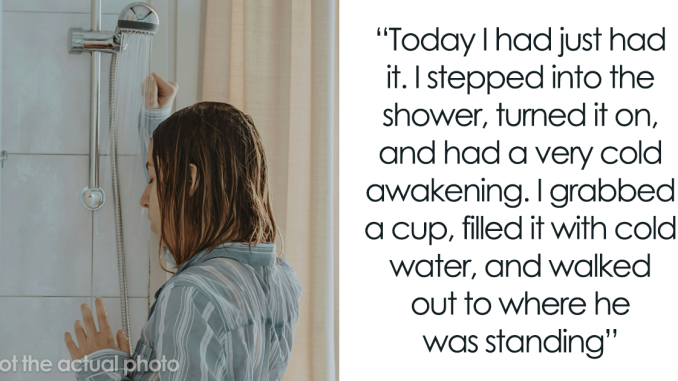 Wife Threatens To Give Husband A Cold Shower Every Time She’s Gets One Due To His Bad Memory