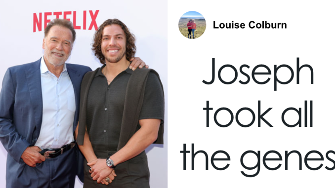 Arnold Schwarzenegger’s Look-Alike Love Child Snubbed By Famous Step-Siblings At Dad’s Premiere