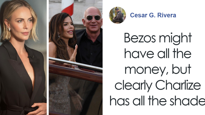 “They Suck”: Charlize Theron Applauded For Brutal Viral Takedown Of Jeff Bezos And Lauren Sánchez’s Wedding Guests