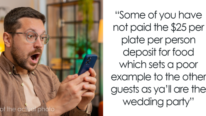 Bride Sparks Outrage After Changing Wedding Plans Last Minute And Asking Guests To Chip In $650