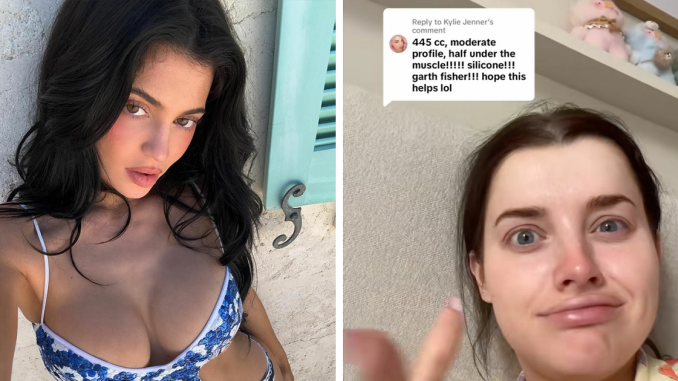 Kylie Jenner Finally Reveals Exact Details Of Breast Augmentation Surgery After Fan Asked