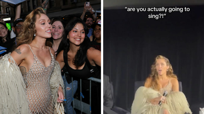 “We Paid $800!”: Miley Cyrus Booed At Her Video Premiere By Fans Expecting A Concert
