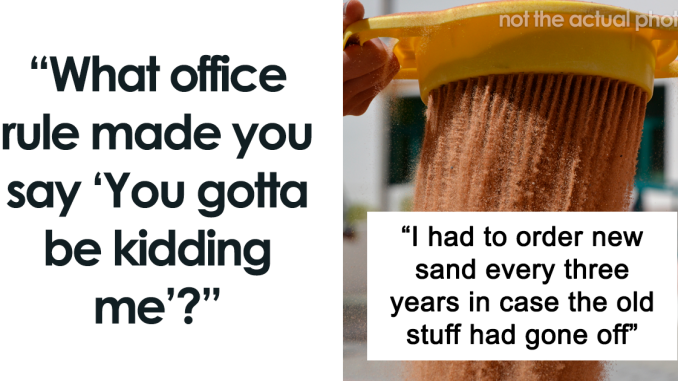 19 Weird Office Rules That Made People Say ‘You Gotta Be Kidding Me’