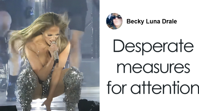 “Desperate Measures”: Jennifer Lopez Slammed After Revealing Her Pubic Area During Concert