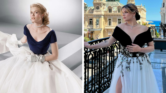 Grace Kelly’s Granddaughter Revives One Of Her Most Legendary Looks At Charity Event