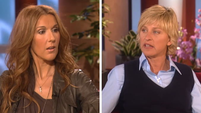 Céline Dion Fans Fuming After “Rude” Ellen DeGeneres Interview Resurfaces