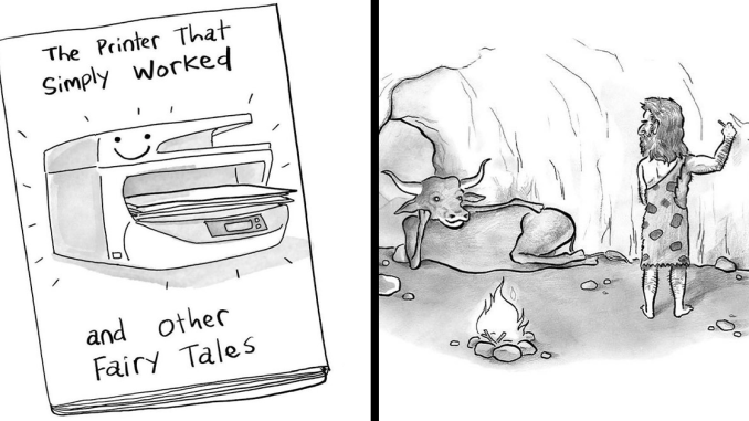 One-Panel Comics By Jason Adam Katzenstein Depicting Everyday Scenes With A Comic Flair (25 Pics)