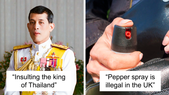 People In This Online Group Shared 36 Things That Are Illegal But Most People Don’t Even Know It