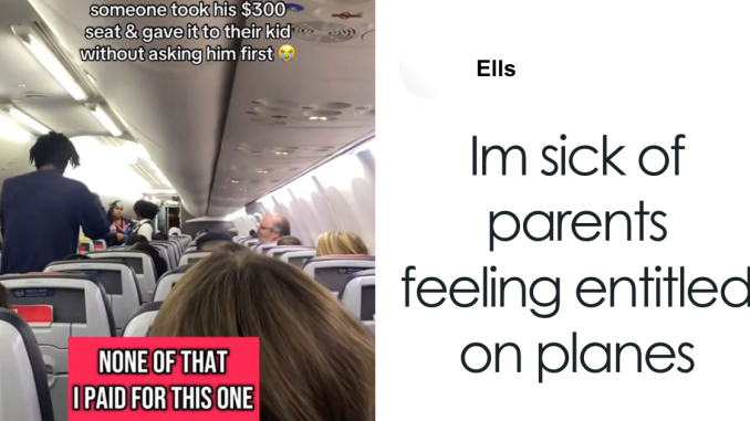 Plane Passenger Starts Furious Rant After Child Sits On His $300 Seat Without Consent