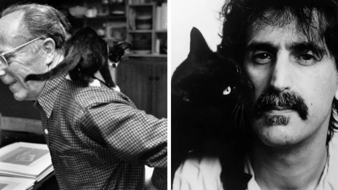 Journalist Collects Vintage Photos Of Cats Posing Together With Famous And Interesting Personalities Of The Past (40 New Pics)