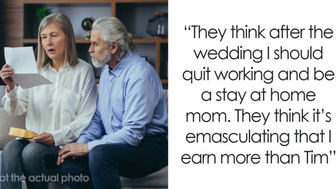In-Laws Demand Woman Quit Her Job As It’s “Emasculating” Their Son, She Has A Perfect Clapback