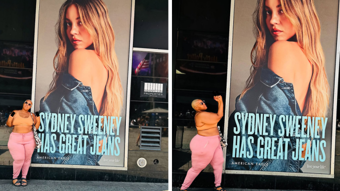 Influencer Slammed For Flipping Off Sydney Sweeney Ad, Making “Racist” Commentary In Viral Post