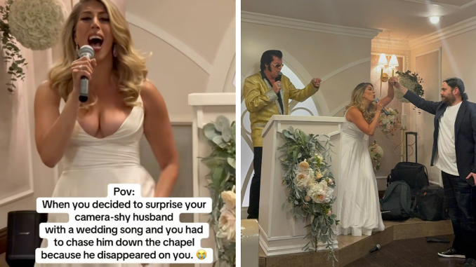 “Forced Marriage Or Kidnapping”: Bride’s Elvis Serenade At Vegas Wedding Scares Off Groom