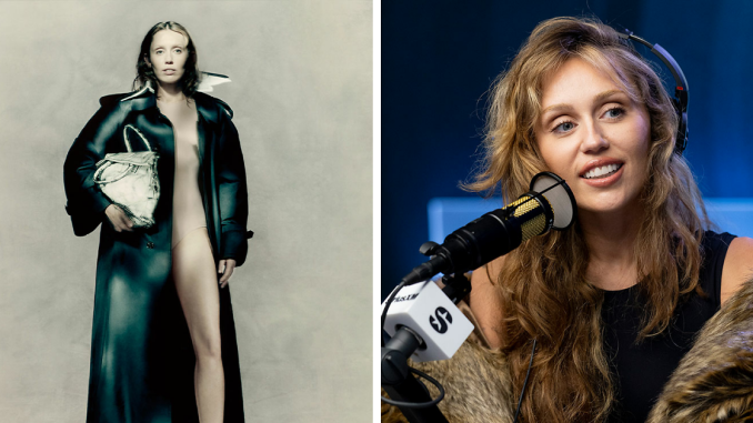 Miley Cyrus’ “Scary” Body Paint Campaign For Maison Margiela Divides The Internet