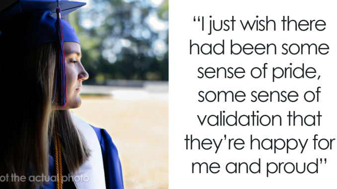 Graduate Feels Crushed After Mom Says “I Didn’t Believe You’d Still Make It”