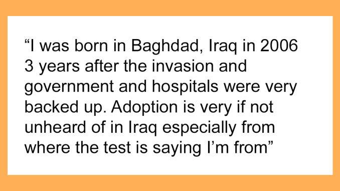 DNA Test Shows Mexican Background, This Iraqi Person Is Confused Until Internet Proposes A Theory