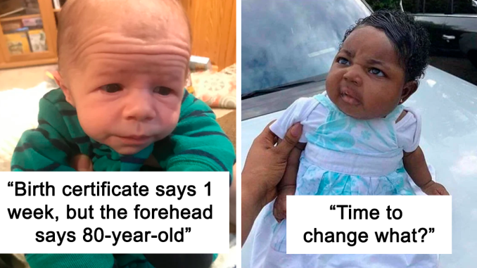 37 Times People Were Expecting Cute Babies But Ended Up Having Old People Instead