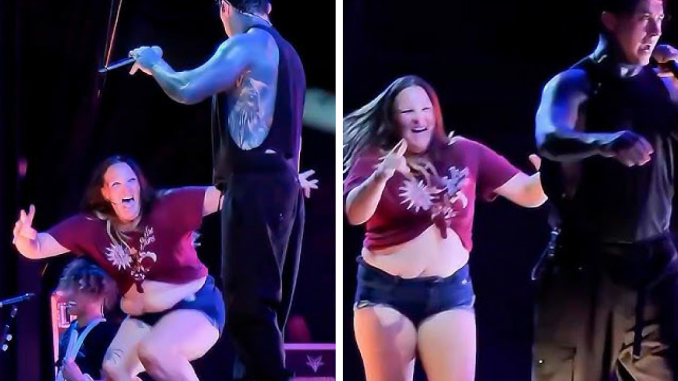 “Nothing Justifies This Humiliation”: Ex-Con Rock Star Blasted For Fat Shaming Woman Who Rushed The Stage