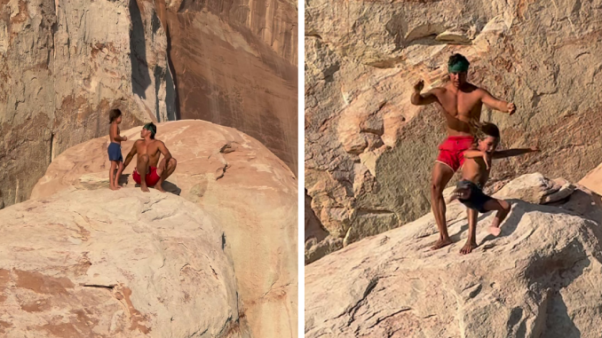 “Tough Love”: Dad Who Threw 7YO Son Off Cliff Breaks Silence Amid Viral Outrage