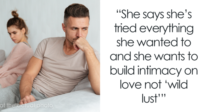 People Predict Divorce For This Husband Who Asks Wife To Change Her Intimacy Boundaries