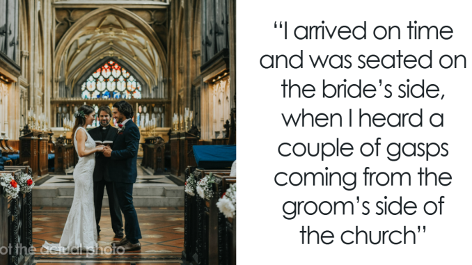 “I Heard A Couple Of Gasps”: Guests Mortified As Bride’s SIL Comes In Wearing Wedding Dress